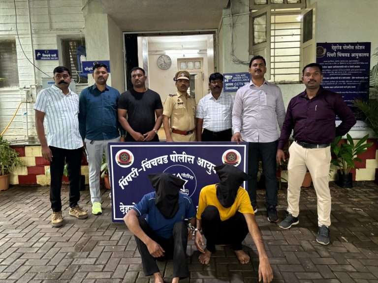 देहू-आळंदी रस्त्यावर इंडसइंड बँकेचे ATM फोडण्याचा प्रयत्न:हरियाणा टोळीतील दोन आरोपी ताब्यात, तीन फरार