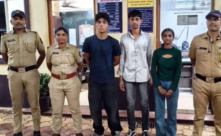 ट्रेकिंगसाठी गेलेली तीन अल्पवयीन भावंडे परतीचा रस्ता चुकन डोंगरावर अडकले…पण पोलिसांनी …