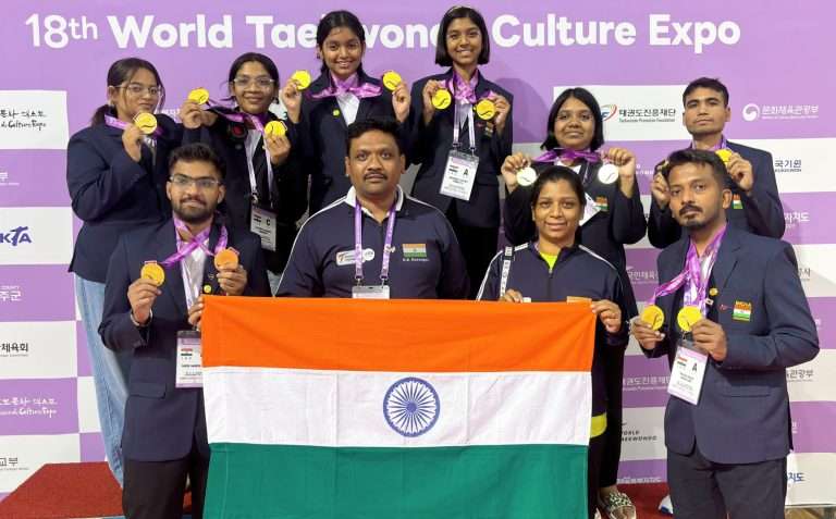 दक्षिण कोरियातील जागतिक तायक्वांदो स्पर्धेत पुण्याच्या खेळाडूंची १६ पदकांची कमाई