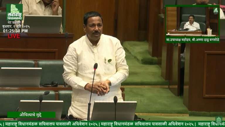 लोहगावसह समाविष्ट गावांचा विकास आराखडा मंजूर करा; आमदार बापूसाहेब पठारे यांची अधिवेशनात मागणी
