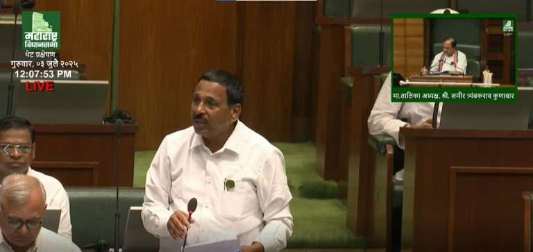 वडगावशेरी मतदारसंघातील पूरस्थितीवर कायमस्वरूपी उपाययोजना राबवा; आमदार बापूसाहेब पठारे यांची अधिवेशनात मागणी
