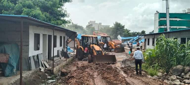माण परिसरातील अतिक्रमणांवर कारवाई,पीएमआरडीएची संयुक्त मोहीम : अनधिकृत बांधकामांचे सर्वेक्षण
