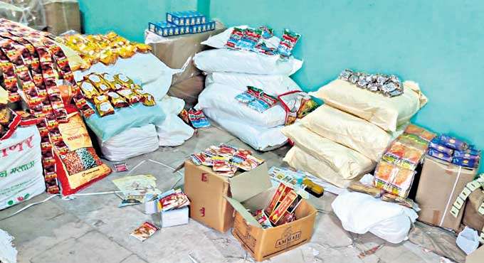लोहियानगर मध्ये पकडला सुमारे ५ लाखाचा गुटखा