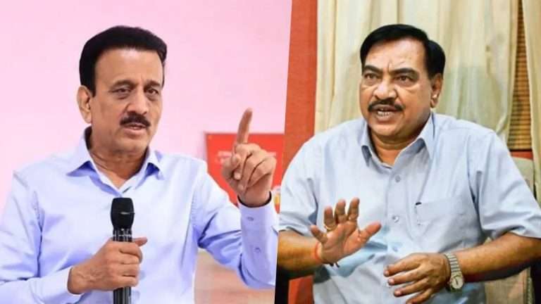 एकनाथ खडसेंनी स्वतःच्या मुलाला संपवले:प्रफुल्ल लोढाने केला होता आरोप, महाजनांनी करून दिली आठवण