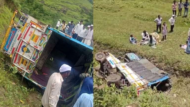 श्रावणी सोमवारच्या निमित्ताने कुंडेश्वर महादेवाच्या दर्शनाला जाणारी व्हॅन उलटून 9 महिलांचा मृत्यू