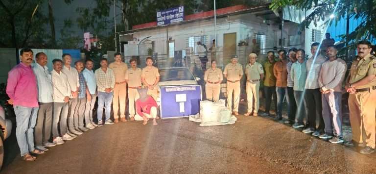 वाघोलीत पकडला २८.८०२ किलोग्रॅम गांजा, २२ वर्षीय विक्रेत्याला अटक