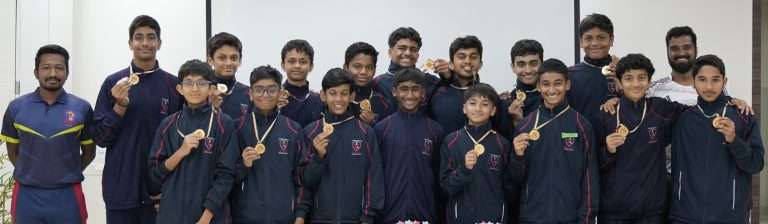 रोमांचकारी फुटबॉल स्पर्धेत ध्रुव ग्लोबल स्कूल चॅम्पियन