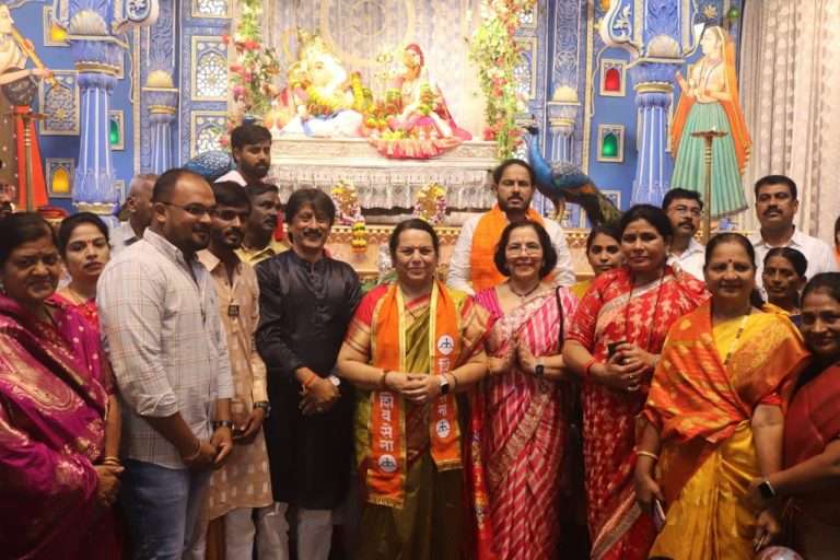 शिवसेना नेत्या तथा उपसभापती डॉ. नीलम गोऱ्हे यांचा पुणे गणेश वंदन दौरा