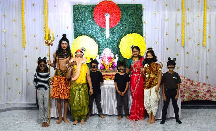 “पर्यावरणपूरक गणेशोत्सवाने विमाननगरच्या गंगा नेब्युला सोसायटीत पसरवली आनंदाची लहर”