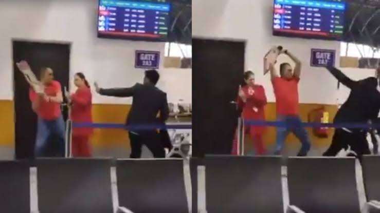 लष्करी अधिकाऱ्याची स्पाइसजेटच्या 4 कर्मचाऱ्यांना मारहाण:एकाचा पाठीचा कणा तुटला, तर दुसऱ्याचा जबडा; बेशुद्ध कर्मचाऱ्याला लाथा मारत राहिला..