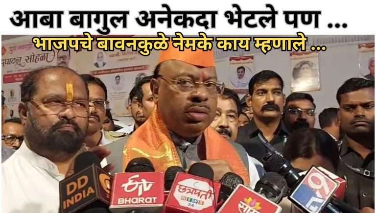 आबा बागुल अनेकदा भेटले पण… भाजपचे बावनकुळे नेमके काय म्हणाले…