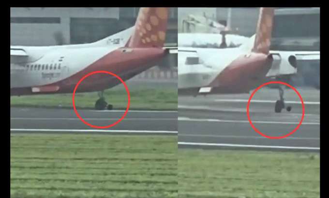 स्पाइसजेटच्या विमानाचे चाक गुजरातच्या कांडलात निखळले, पण तरीही मुंबईत पायलटकडून सुरक्षित लँडिंग; 75 प्रवाशांचा जीव वाचवला