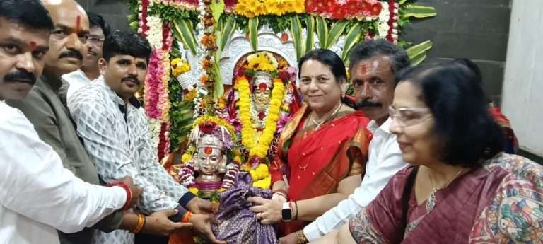 भाविकांच्या सोयीसाठी एकविरा मंदिरासमोरील सभा मंडप उभारण्याचा डॉ. नीलम गोऱ्हे यांचा संकल्प