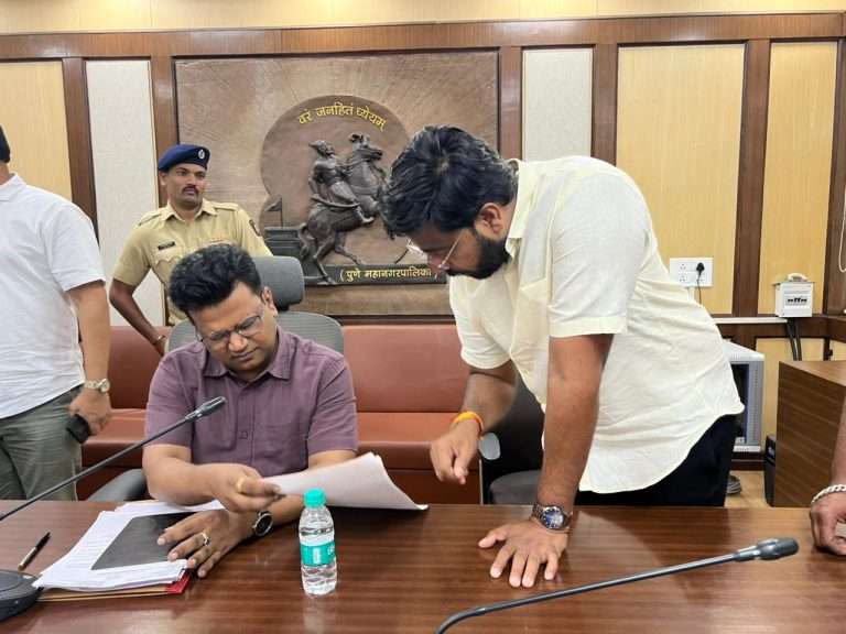 कोंढव्यातील दूषित व विस्कळीत पाणीपुरवठ्याबाबत आयुक्तांना  मनसे साकडे….