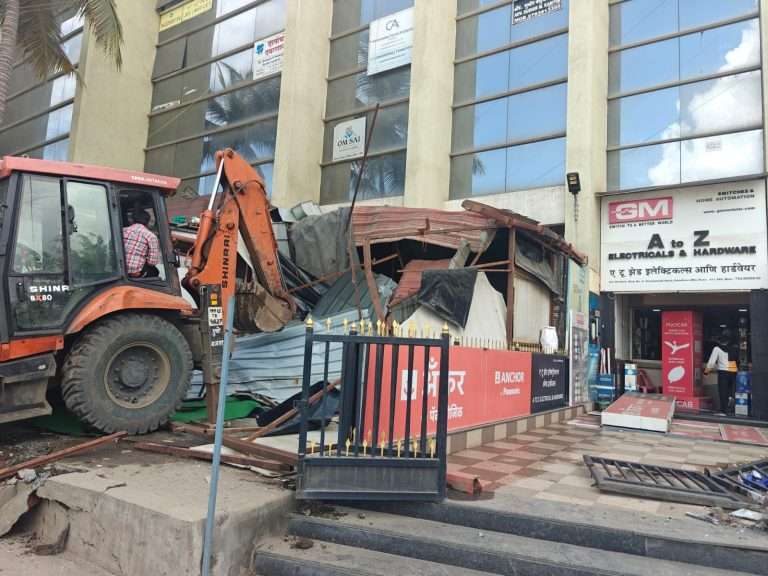 कोंढव्यात अतिक्रमण कारवाईचा धडाका सुरूच