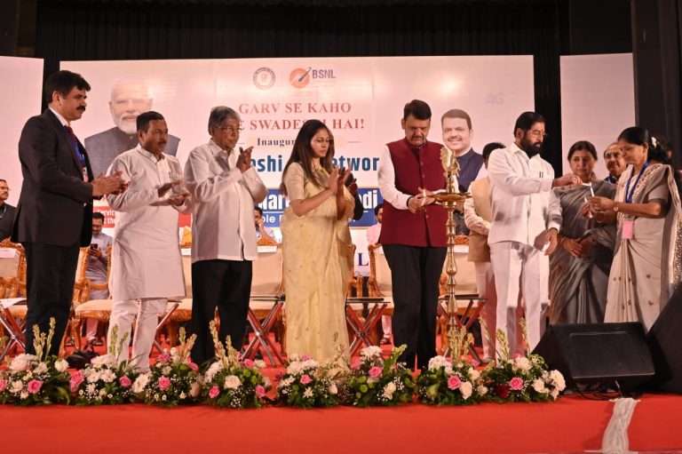 प्रधानमंत्री नरेंद्र मोदी यांच्या हस्ते बीएसएनएलच्या स्वदेशी निर्मित ‘4जी’ सेवेचे लोकार्पण