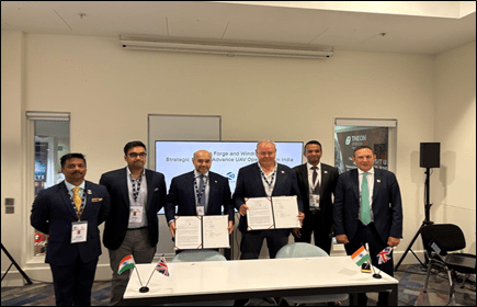 भारतात ‘यूएव्ही’ सादर करण्यासाठी  भारत फोर्ज व विंडरेसर्स यांचा ‘डीएसईआय यूके २०२५’ येथे करार