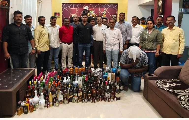 राज्य उत्पादन शुल्क भरारी पथकाच्या कारवाईत ११ लाखाहून अधिक किमतीचा मुद्देमाल जप्त