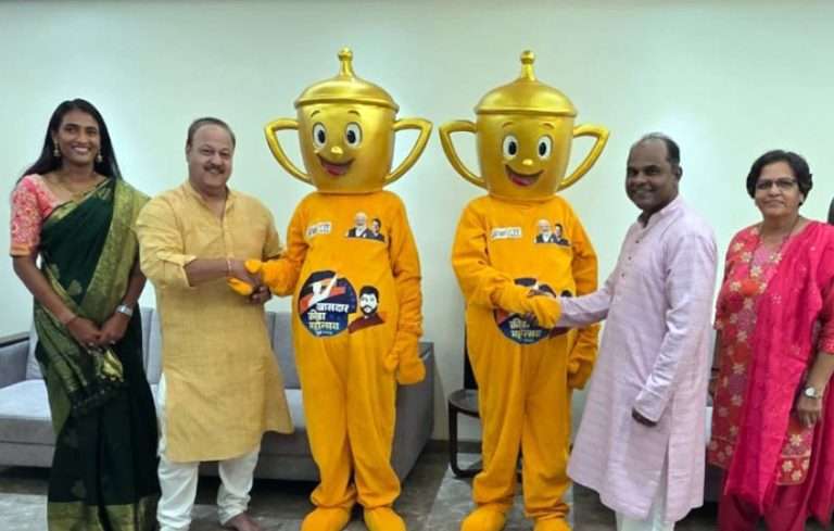 पहिल्या खासदार क्रीडा महोत्सवाच्या ‘अजिंक्य’ मॅस्कॉटचे अनावरण:केंद्रीय राज्यमंत्री मुरलीधर मोहोळ यांच्या मार्गदर्शनाखाली २ ते १६ नोव्हेंबरदरम्यान ३७ स्पर्धांचे आयोजन