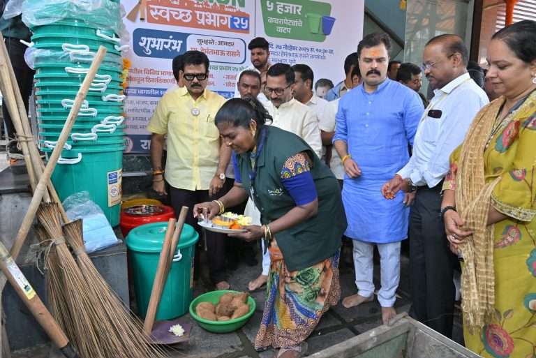 कसब्यात ‘मिशन स्वच्छ प्रभाग २५’ मोहिमेला सुरुवात