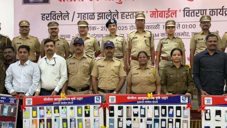 171 नागरिकांना त्यांचे हरवलेले मोबाईल शोधून केले परत