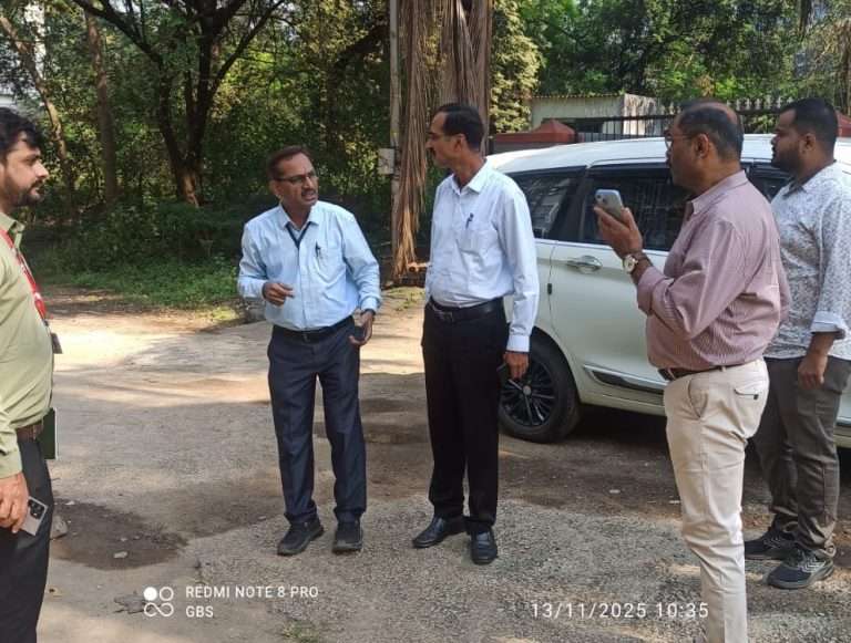 चांदणी चौक ते  बावधन रस्ता पूर्ण रुंदीने विकसित करून उतार कमी करण्याचे ओमप्रकाश दिवटेंचे आदेश