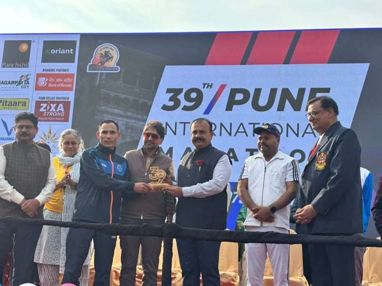 39वी पुणे अंतरराष्ट्रीय  मॅरेथॉन: पूर्ण मेरेथॉन पुरुष विजेता – टेरेफे हैमानोत (इथोपिया),पूर्ण मॅरेथॉन महिला विजेती साक्षी जडियाला
