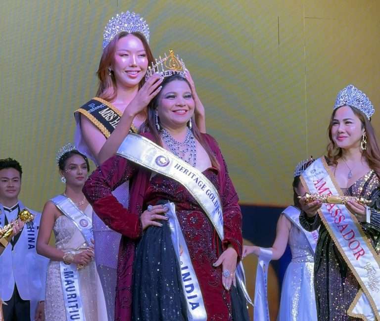 पुणेकर दीपाली अमृतकर-तांदळे ठरल्या’मिसेस गोल्ड हेरिटेज इंटरनॅशनल युनिव्हर्स’