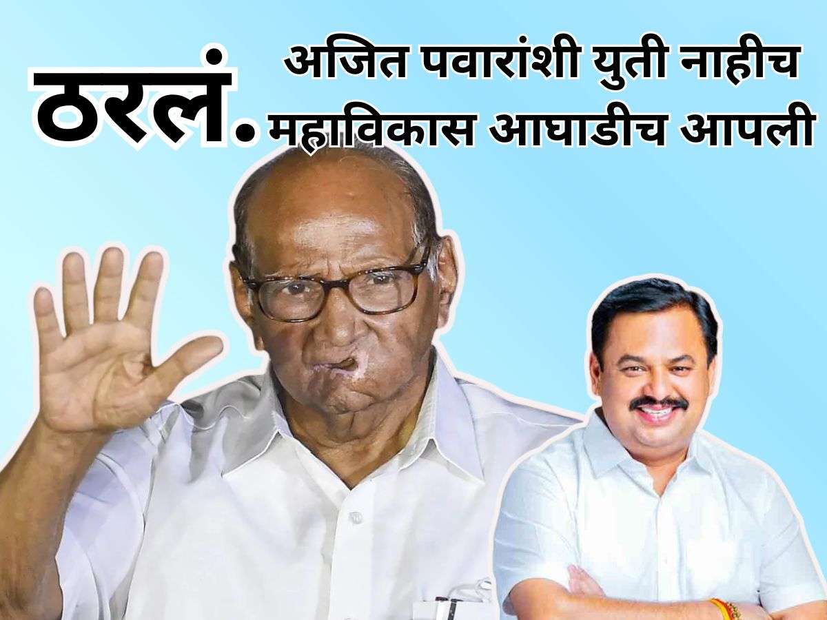 अजित पवारांबरोबर नाहीच , महाविकास आघाडी म्हणूनच लढणार, खुद्द शरद पवारांची मान्यता – प्रशांत जगताप