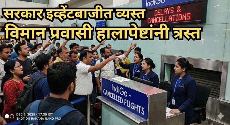 4 दिवसांत 1200+ उड्डाणे रद्द, लुट अन हालापेष्टांनी प्रवासी हैराण…