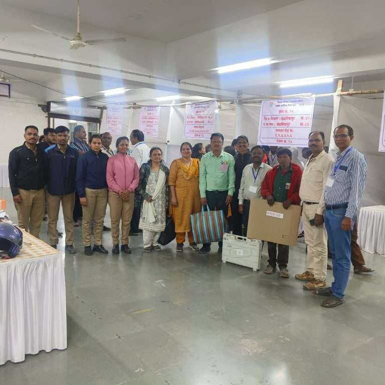हवेली निवडणूक कार्यालयाच्या EVM स्ट्रॉंग रूमवर कडेकोट सुरक्षा; २४ तास सीसीटीव्ही निगराणी