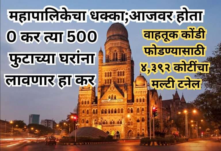 मुंबई महापालिकेचे बजेट 80,952 कोटींचे,पण तब्बल 36 हजार कोटींच्या ठेवी वापरणार….
