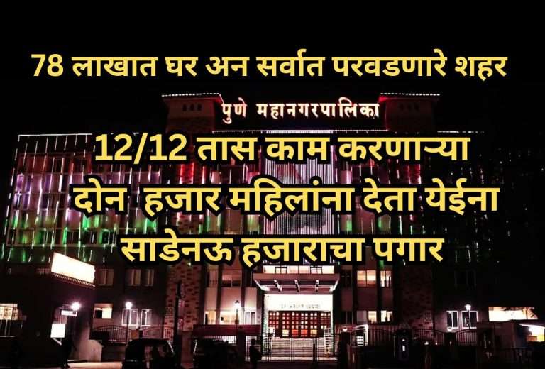 12 तास काम केल्यावरही मिळेना महिलांना साडेनऊ हजाराचा पगार