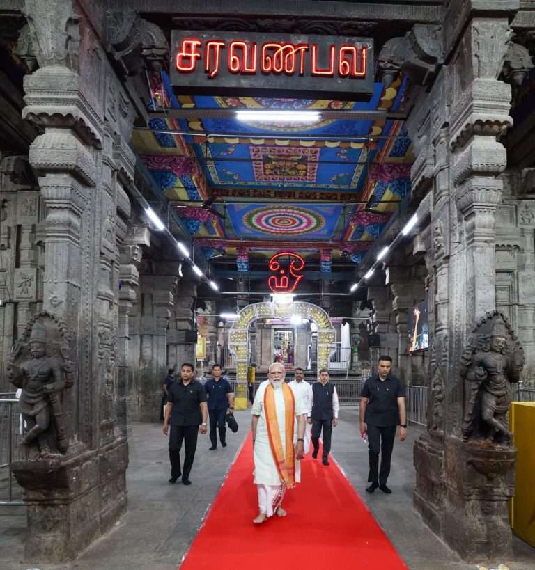 पंतप्रधान  नरेंद्र मोदी यांच्या हस्ते मदुराईमध्ये रु. 4,400 कोटींहून अधिक खर्चाच्या पायाभूत सुविधा प्रकल्पांचे उद्घाटन, राष्ट्रार्पण तसेच भूमिपूजन