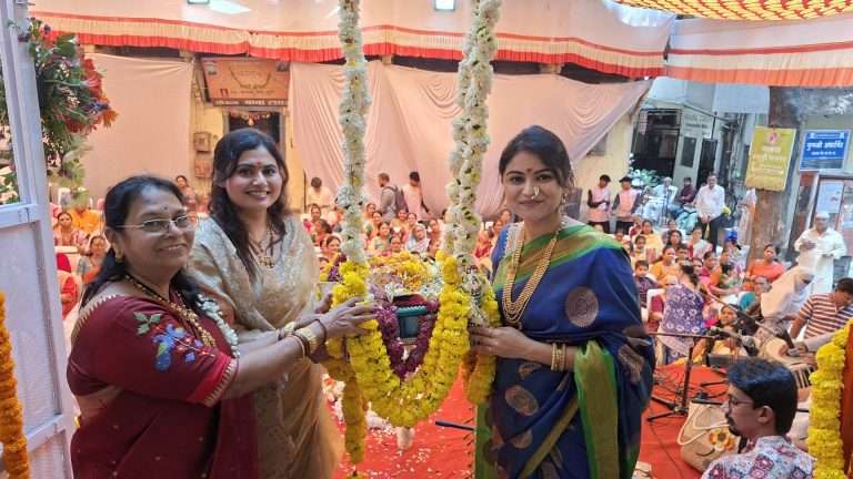 कसबा पेठेतील श्रीराम मंदिरात श्रीराम जन्मोत्सव सोहळा भक्तीभावाने साजरा