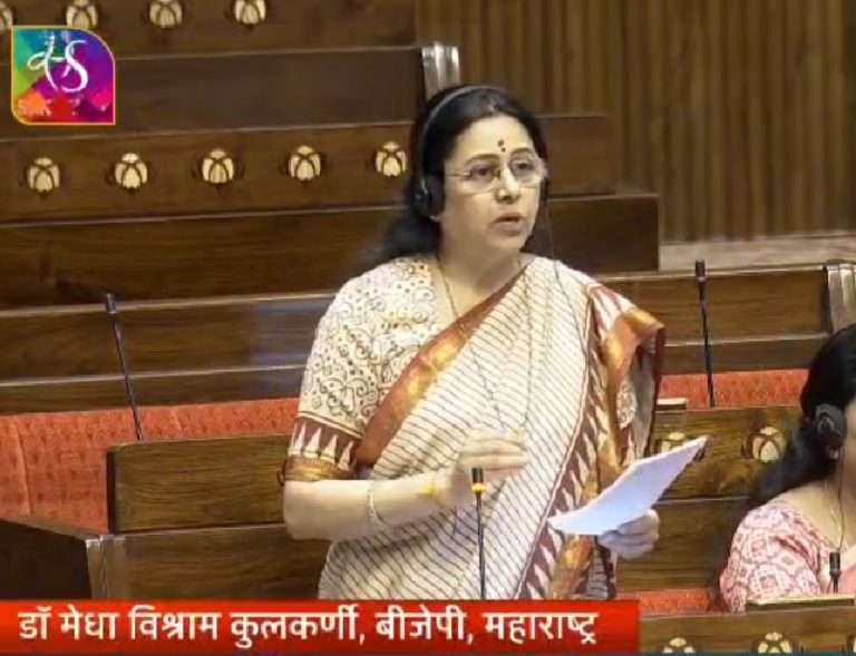 आळंदीचा ‘टेंपल टाउन डेव्हलपमेंट’ योजनेत समावेश करावा:राज्यसभेत खासदार मेधा कुलकर्णी यांची सरकारकडे मागणी