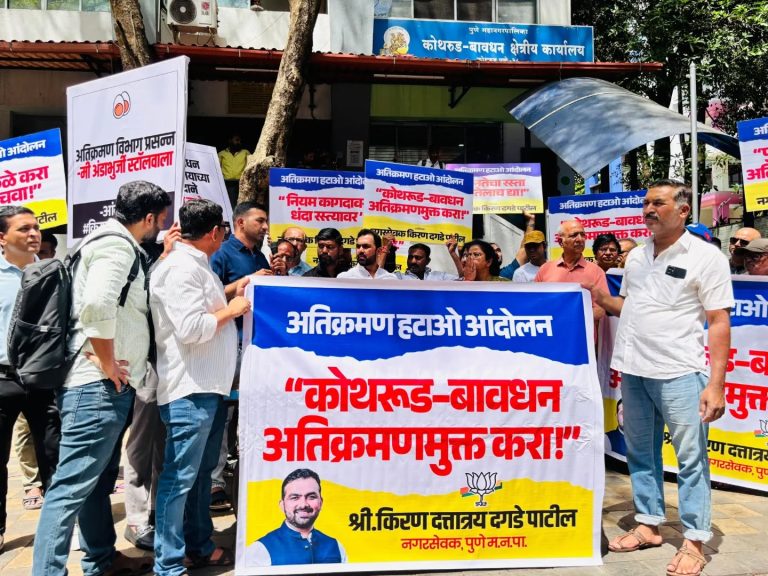 बड्या अनधिकृत बांधकामांकडे दुर्लक्ष अन किरण दगडे पाटलांनी केलं हातगाडी,पथारीवाल्यांना ‘लक्ष्य’ ?