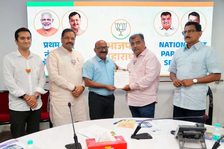 भाजपच्या माध्यम प्रमुख पदी गोविंद येतयेकर तर सह माध्यम प्रमुख पदी ओमप्रकाश चौहान यांची नियुक्ती