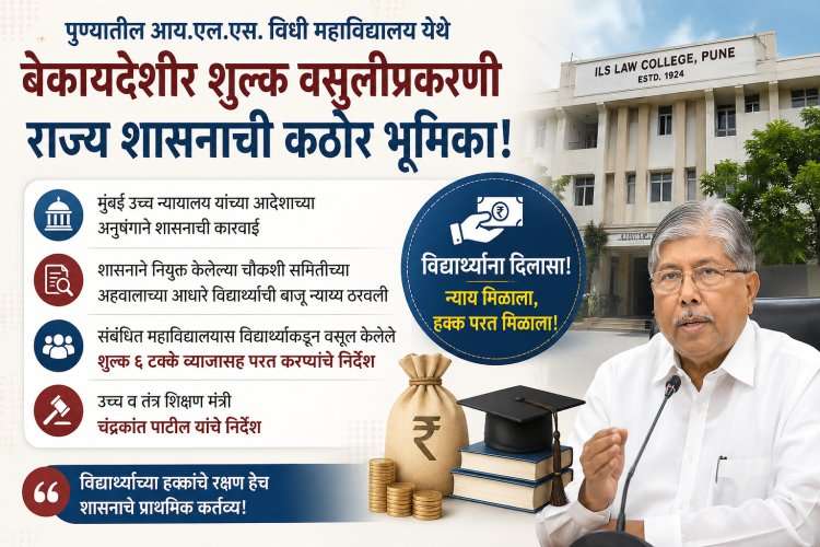 विद्यार्थ्यांचे शुल्क 6 टक्के व्याजासह परत करण्याचे उच्च व तंत्र शिक्षण मंत्री यांचे निर्देश