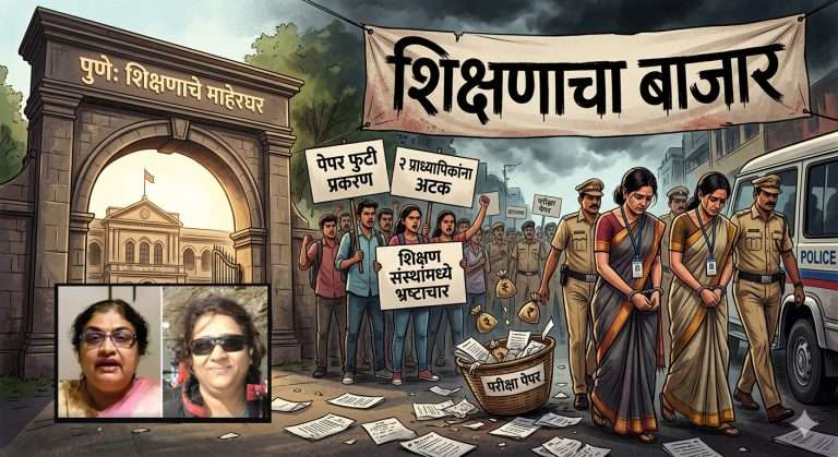 NEET पेपरफुटी प्रकरणात पुण्यातून आणखी एका ‘मनीषा’ला अटक