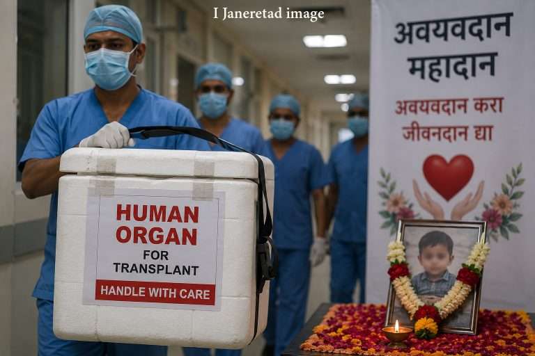 तीन वर्षांच्या ब्रेन डेड बालकाचे अवयवदान