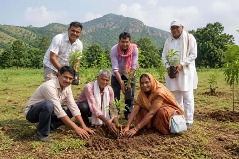 हरित क्रांतीचा नवा अध्याय; पाच लाख वृक्ष लागवडीतून पर्यावरण संवर्धनाला बळ
