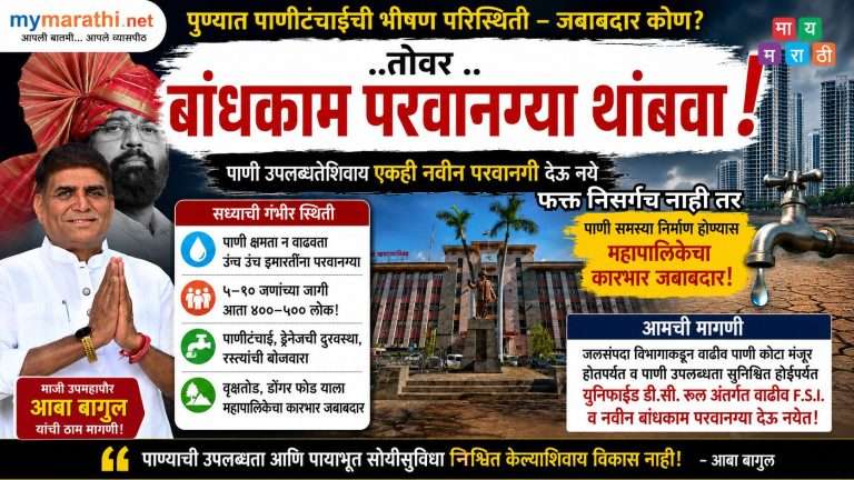 पिण्याच्या पाण्याच्या व्यवस्थेकडे दुर्लक्ष करून उंच उंच इमारतींना परवानग्या: पाणी समस्येला महापालिकाच जबाबदार