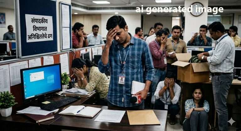 पत्रकारांच्या नौकऱ्यांमधील अस्थिरता पुन्हा पुन्हा चव्हाट्यावर,आता आणखी एका वृत्तपत्राविरोधात तक्रार..